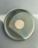 Hand thrown ceramic garlic grater made in Ireland by ceramicist Emily Dillon. Irish pottery