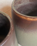 3 Speckle Brown Cups SECONDS