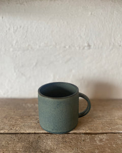 Hand thrown ceramic mug made in Ireland by ceramicist Emily Dillon. Irish pottery
